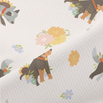 Cute Color Blocks Of Rottweile Piqué