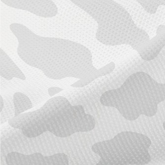 Light Gray Irregular Cloud Blo Piqué