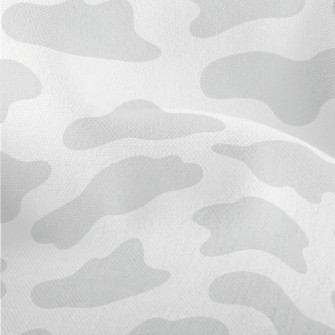 Light Gray Irregular Cloud Blo Lightweight Performance Linen