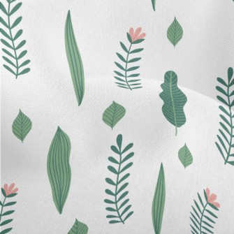 Flowers And Plants In Children Lightweight Performance Linen
