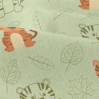 Cute Tiger Sitting Modern Jersey