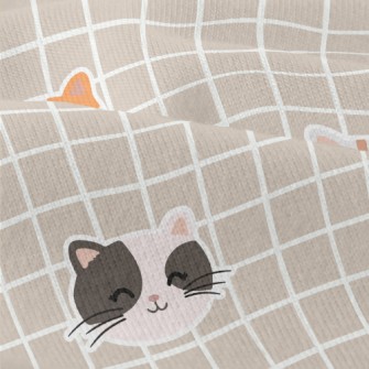 Happy Cat And Plaid Modern Jersey