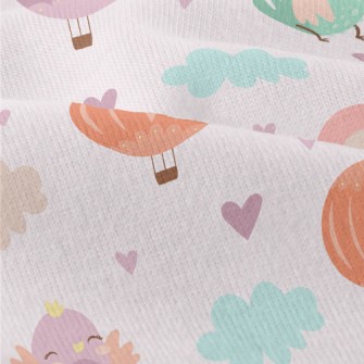 Colorful Bird Hot Air Balloon  Modern Jersey