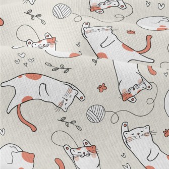 Cats Playing Happily With Ball Modern Jersey