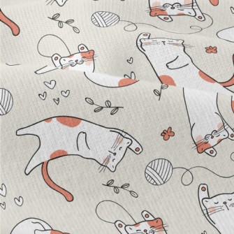 Happy And Leisurely Cat Modern Jersey