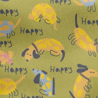 Long And Docile Dachshund Jersey Backed Fleece