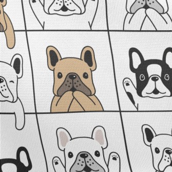 French Bulldog In Different Ac Pongee