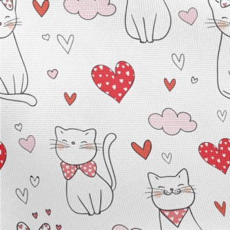 Cat Wearing A Bow Tie And Scar Pongee