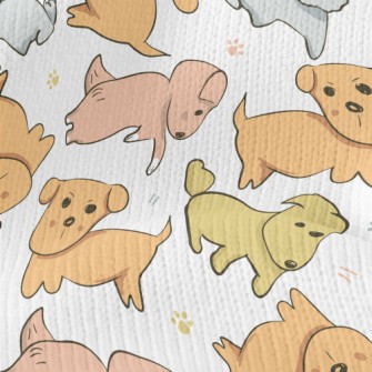 Hand Drawn Illustration Of Pup Stretch Jersey