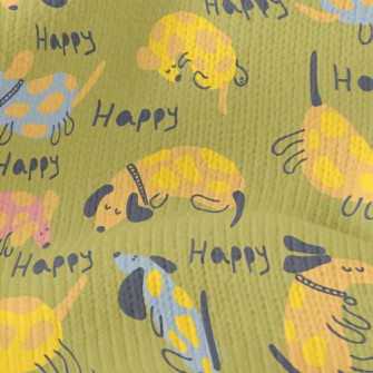 Long And Docile Dachshund Stretch Jersey