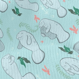 Dugongs And Their Children And Stretch Jersey