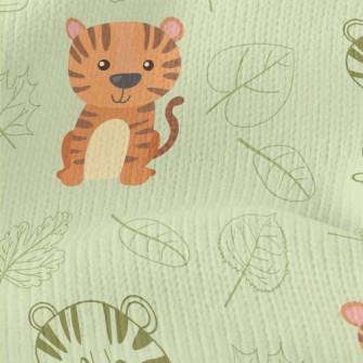 Cute Tiger Sitting Stretch Jersey
