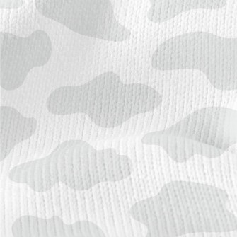 Light Gray Irregular Cloud Blo Stretch Jersey