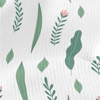 Flowers And Plants In Children Stretch Jersey