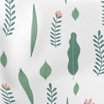 Flowers And Plants In Children Lightweight Cotton Poplin