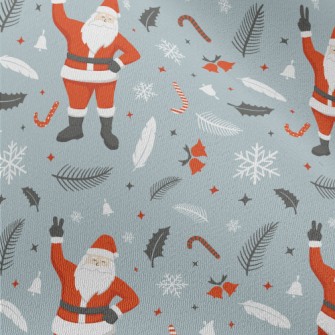 Happy Santa Claus Chiffon