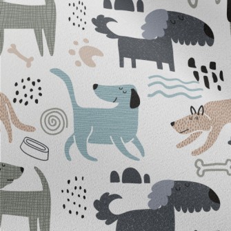 Dogs With Different Texture St Chiffon