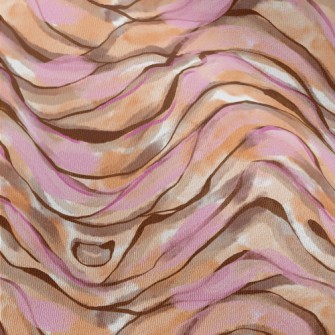 Watercolor Animal Print Chiffon