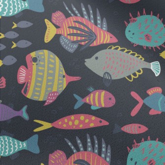 Pale Colored Fish Chiffon