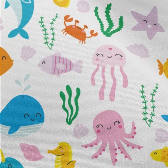 Happy Marine Life Chiffon