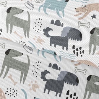 Dogs With Different Texture St Waterproof Oxford