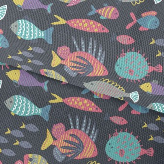 Pale Colored Fish Waterproof Oxford