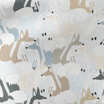 Foxes In Pairs Waterproof Canvas