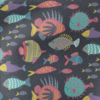 Pale Colored Fish Waterproof Canvas