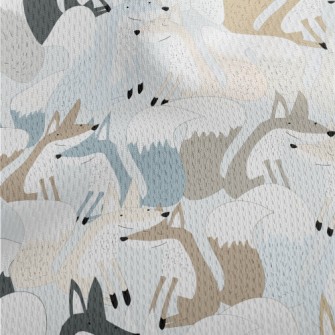 Foxes In Pairs Athletic Mesh Flat Back