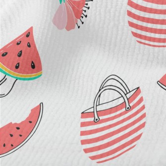 Red Flower Umbrella Bag Popsic Terry