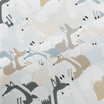 Foxes In Pairs Performance Linen