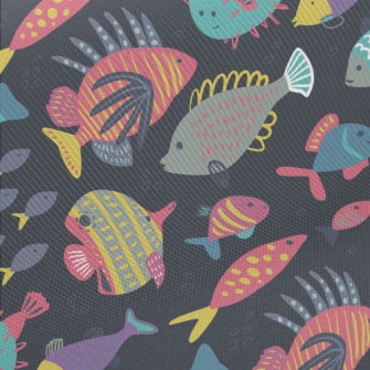 Pale Colored Fish Twill