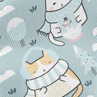 Cat In Cold Winter Standard Corduroy