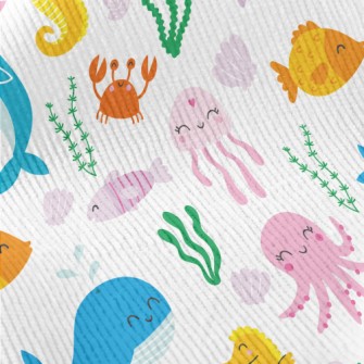 Happy Marine Life Standard Corduroy