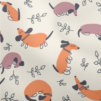 Colorful Cozy Dachshund Dog Dobby