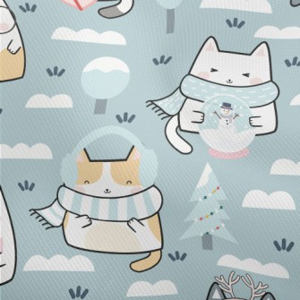 Cat In Cold Winter Dobby