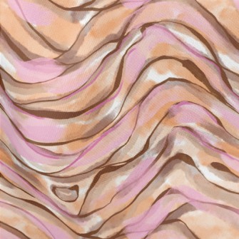 Watercolor Animal Print Stretch Ponte