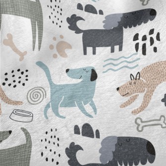 Dogs With Different Texture St Minky