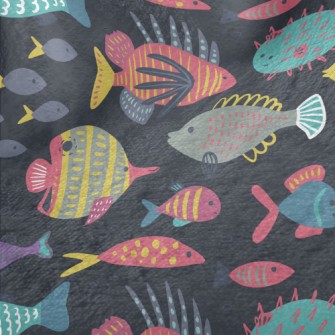Pale Colored Fish Minky