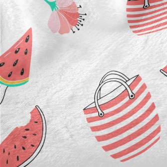 Red Flower Umbrella Bag Popsic Minky