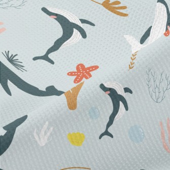 Whales And Corals In Various P Piqué