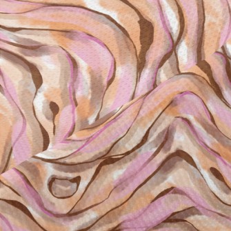 Watercolor Animal Print Piqué
