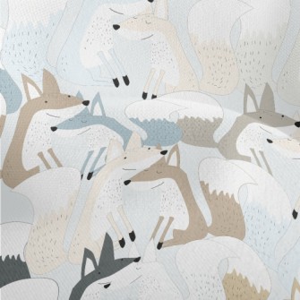 Foxes In Pairs Lightweight Performance Linen