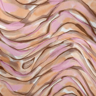 Watercolor Animal Print Lightweight Performance Linen