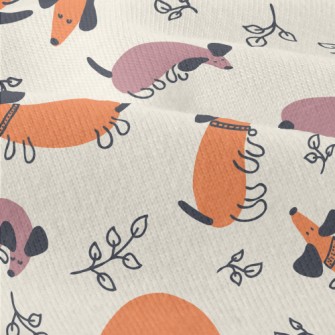 Colorful Cozy Dachshund Dog Modern Jersey