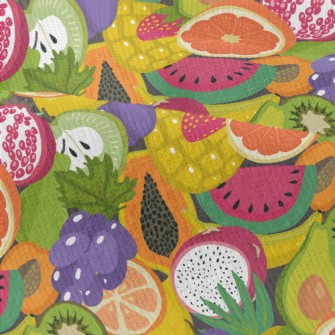 Brightly Colored Fresh Fruit Modern Jersey