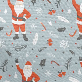 Happy Santa Claus Pongee