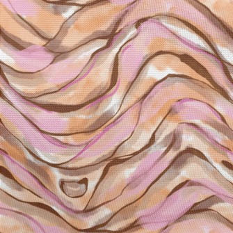 Watercolor Animal Print Pongee