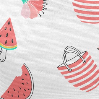 Red Flower Umbrella Bag Popsic Pongee