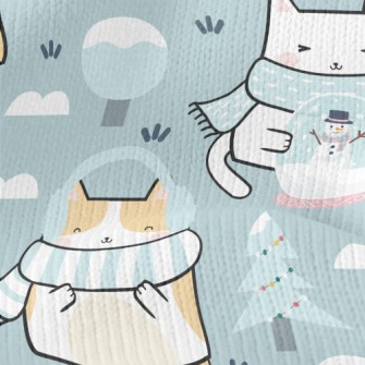 Cat In Cold Winter Stretch Jersey